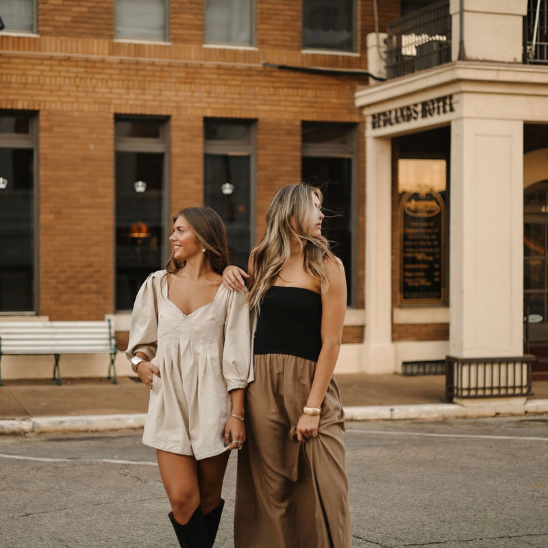 Strapless Midi Dress