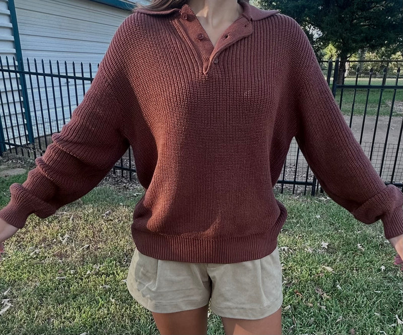 Chestnut Pullover