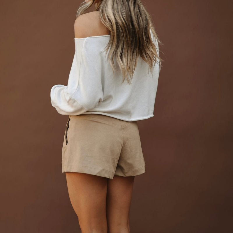 Whip Cream Off The Shoulder Top