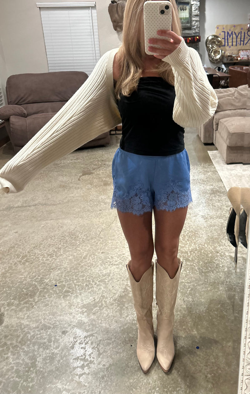 Cropped Cream Cardigan