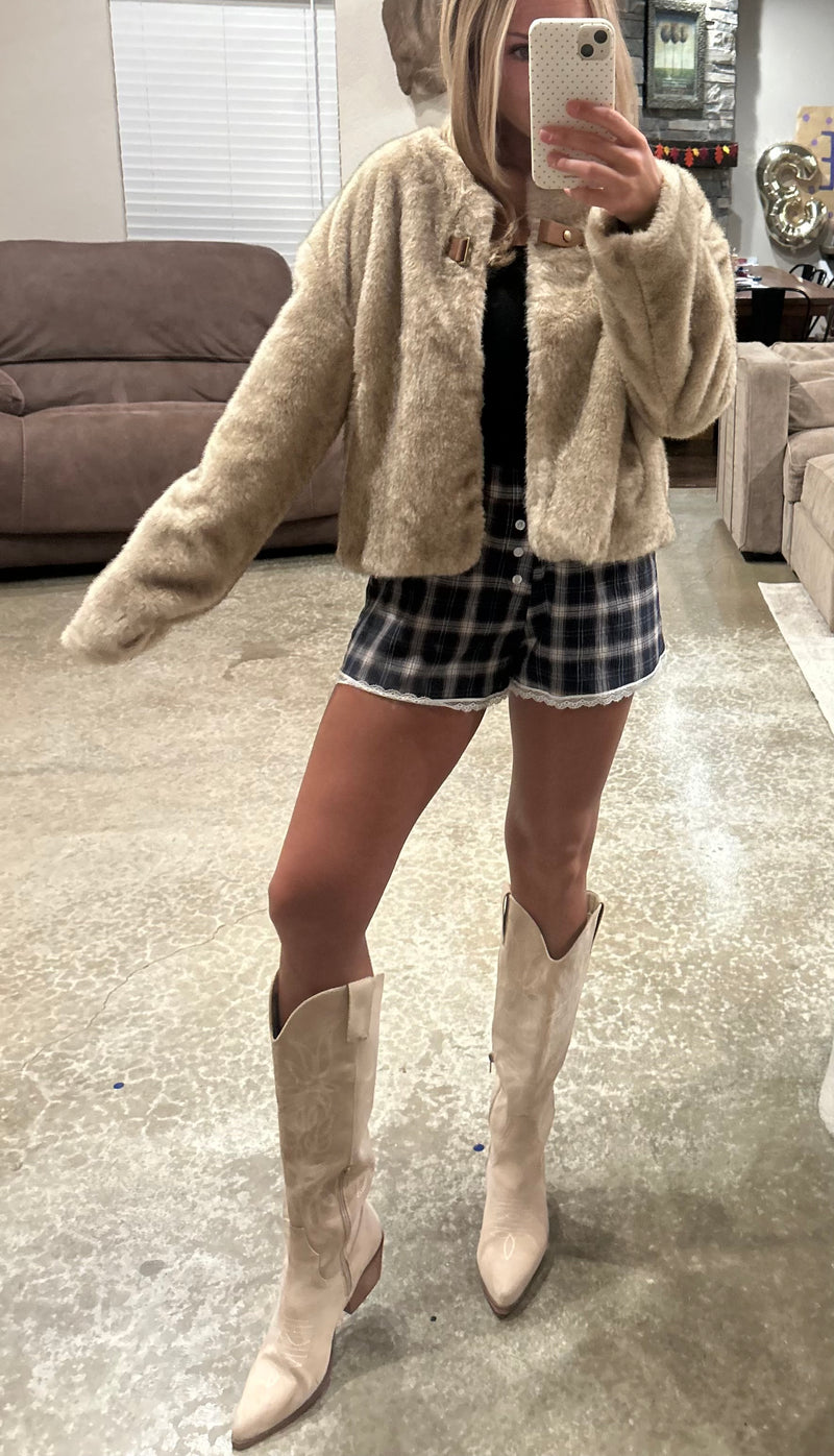 Faux Fur Jacket