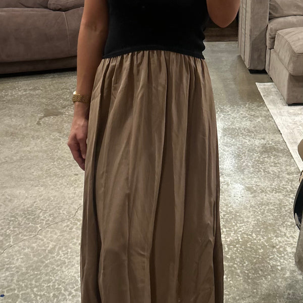 Two Toned Maxi Dress