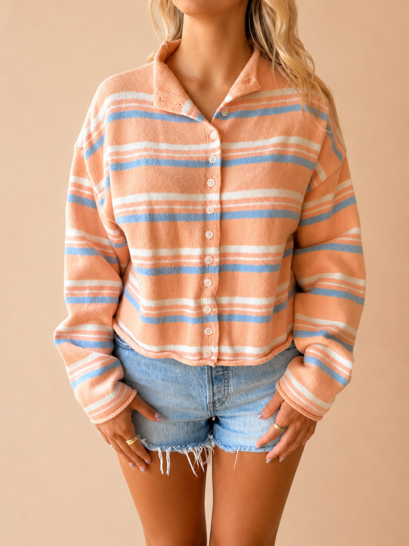 Sherbet Stripe Top