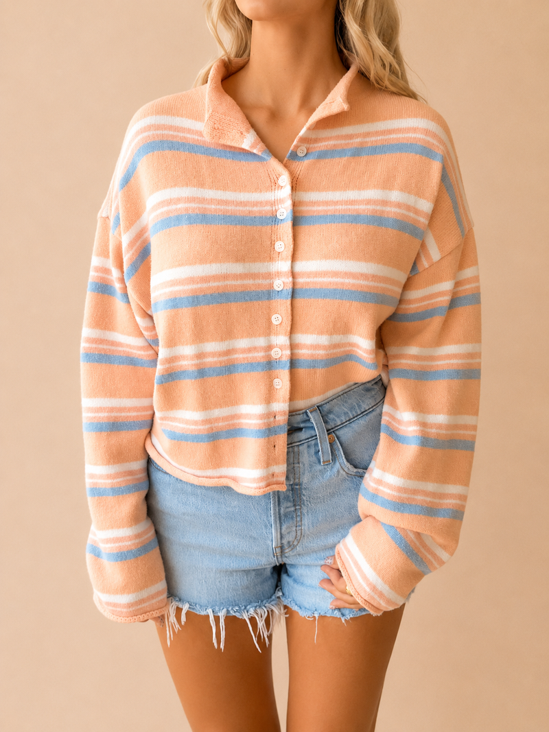 Sherbet Stripe Top