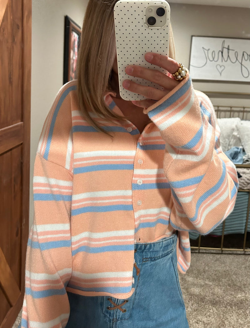 Sherbet Stripe Top