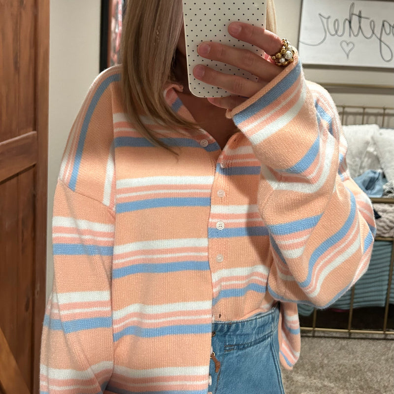 Sherbet Stripe Top