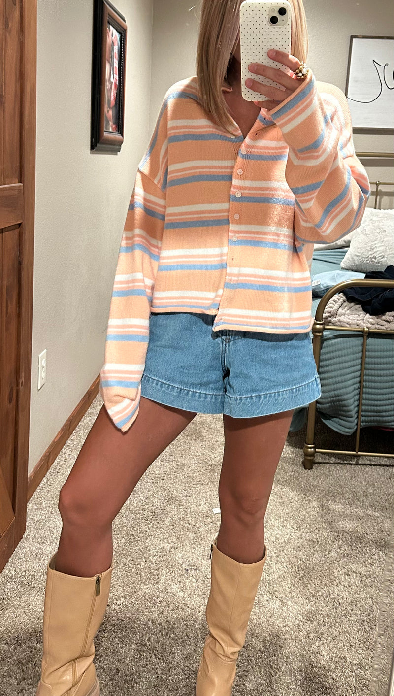 Sherbet Stripe Top