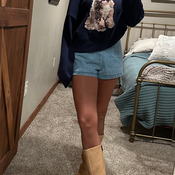 Sophie Goldendoodle Sweater-Navy