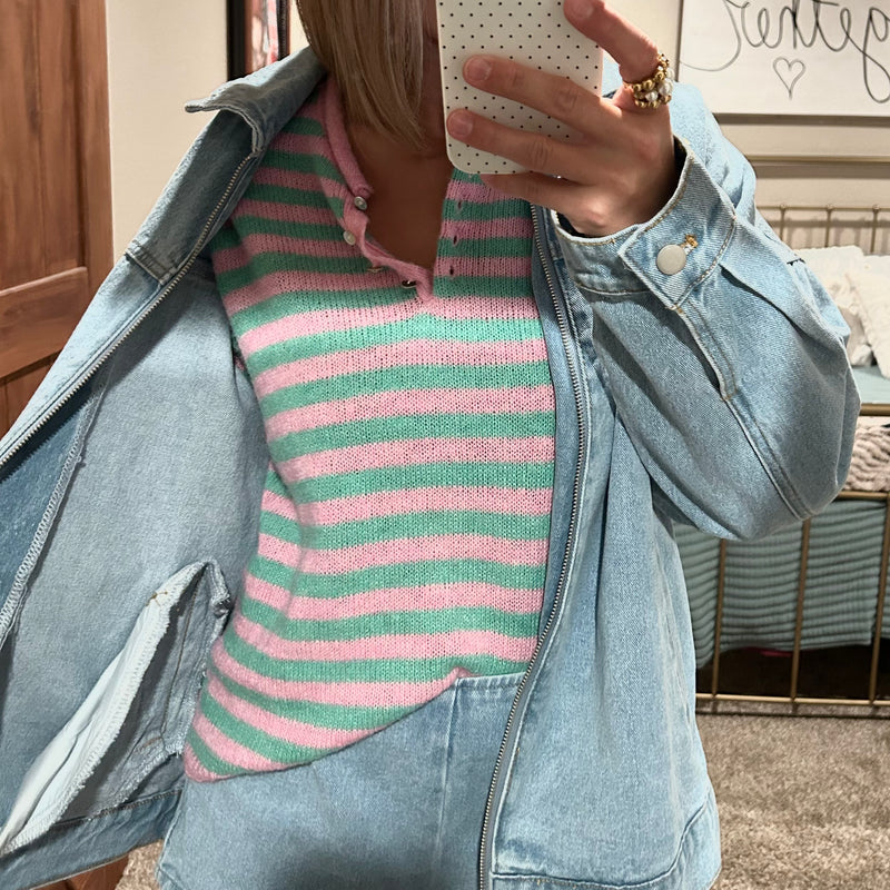 Pink Lime Top