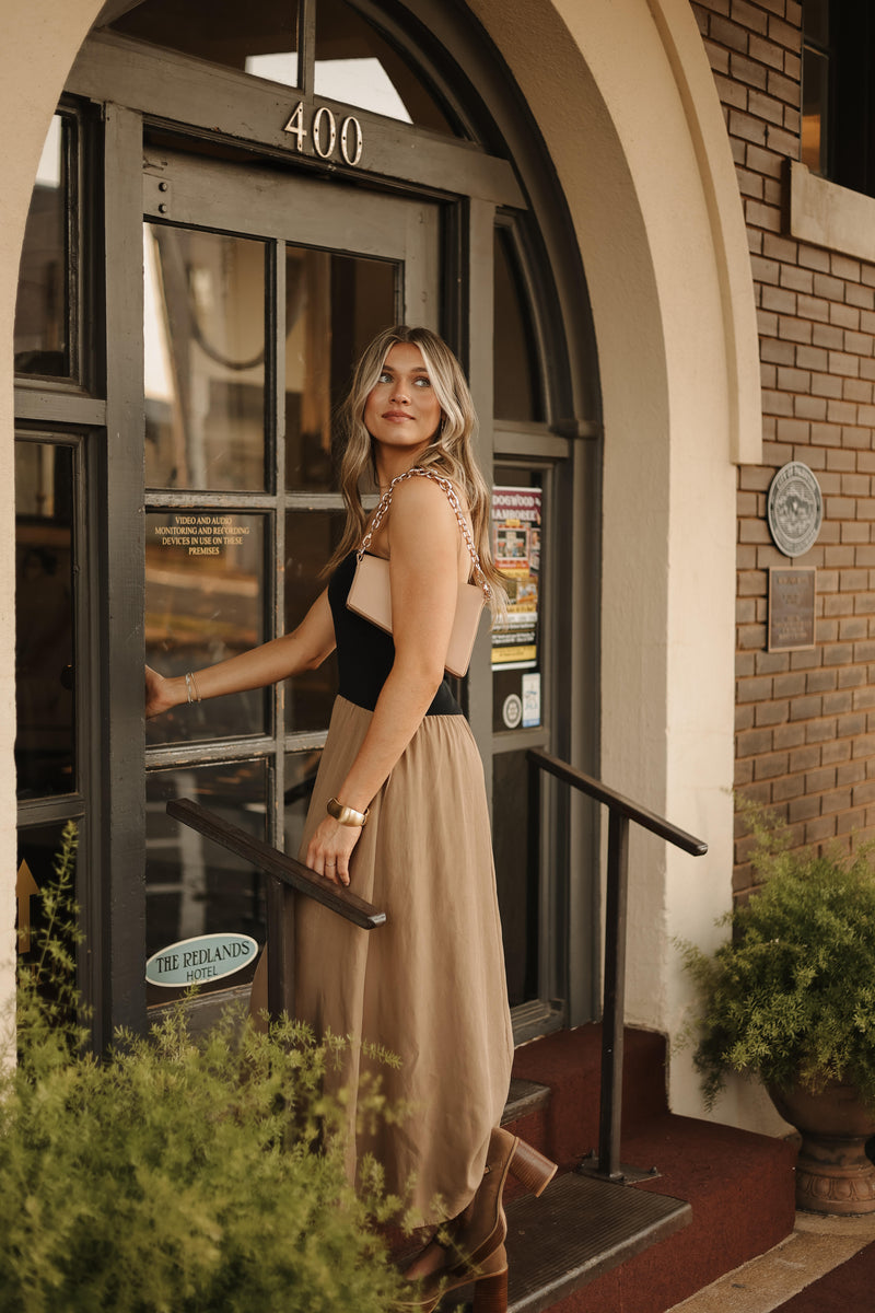 Two Toned Maxi Dress