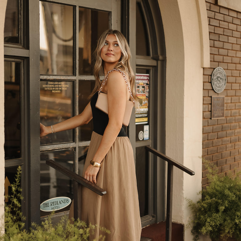 Two Toned Maxi Dress